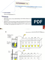 Experiment 7 - Salivary Amylase PH and Temperature