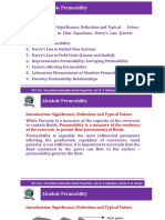 Absolute Permeability: Outline