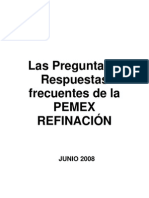 Las Preguntas y Respuestas Frecuentes de La PEMEX REFINACION 1