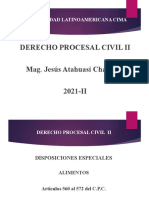 Semana 08. Derecho Procesal Civil II.