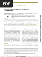 Antifibrinolytic Therapy and Perioperative Considerations