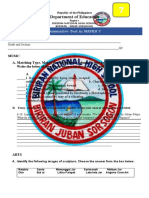 Summative Test in MAPEH 7 Q4