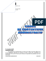 Cours de Contentieux Administratif