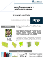 Analisis Estatico No Lineal y Desempeo Estructural Sesion Introductoria