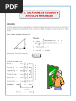 Trigonometria Tema 4 Raz Trig - Angulos Agudos y Notables Academia Master Peru