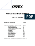 Xypex Test Summary