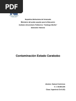 Contaminación Estado Carabobo Samuel Contreras