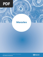 WHO SurveillanceVaccinePreventable 11 Measles R1