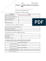 Exercícios de Endereçamento IPv6 v1