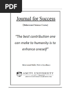 Journal For Success (Lakshay)