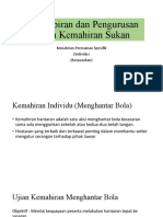 Pentadbiran Dan Pengurusan Ujian Kemahiran Sukan