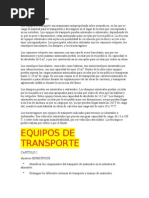 Equipos de Transporte