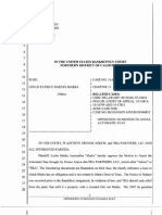 FORECLOSURE HOME PURCHASER IGNORED A LIS PENDANS AND NOW TRIES TO STEAL HOME INSIDE OF A COURT OF LAW - Opposition To Motion To Annul Stay