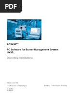 ACS450 PC Software For Burner Management System LMV5... : Operating Instructions