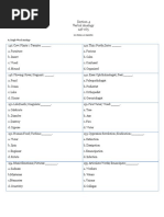 PUPCET Practice Test 1 Section 4 Verbal Analogy 146-165: 20 Items 10 Minutes A. Single Word Analogy