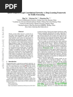 Spatio-Temporal Graph Convolutional Networks: A Deep Learning Framework For Traffic Forecasting