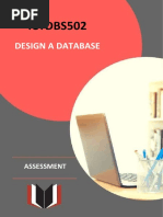 ICTDBS502: Design A Database