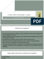 CPC - Module 4 - (E) - Written Statement