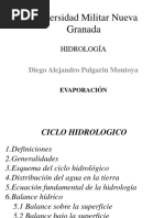 1 - Ciclo Hidrologico - Balance de Agua