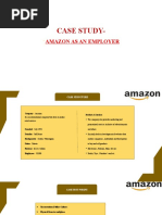 Case Study-: Amazon As An Employer