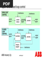 Open-And Closed-Loop Control: ABB Industry Oy