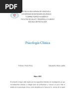 Psicologia Clinica.