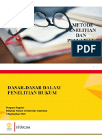 Metode Penelitian DAN Penulisan Hukum