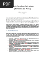 Reflexões Do Poeta, Lusíadas - Luís de Camões