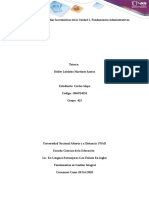 Tarea 3 Estudiar Las Tem Ticas de La Unidad 2. Fundamentos Administrativos