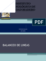 Balanceo de Líneas Gráfico IV B 2015