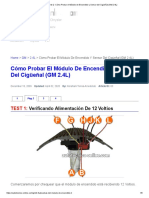 Parte 2 - Cómo Probar El Módulo de Encendido y Sensor Del Cigüeñal (GM 2.4L)