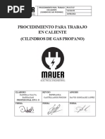 Pr-sst-07 Procedimiento para Trabajo en Caliente (Cilindros de Gas Propano)