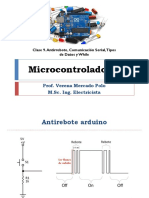 Clase 8. Antirebote, Serial, Tipos de Datos y While