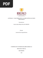 Actividad 2 - Caracterización y Clasificación de Los Tests Psicológicos