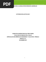 Act. EJE 3 Legislación en Riesgos Laborales