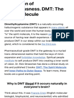 Expansion of Consciousness. DMT: The Spirit Molecule-1