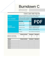 Gráfico Del Trabajo Pendiente (Burndown Chart)