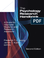 2013 The Psychology Research Handbook - A Guide For Graduate Students and Research Assistants