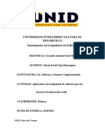 Aplicaciones de La Ingeniería de Software para Un Proyecto de Innovación Social