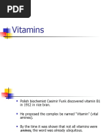 Biochemistry of Vitamins