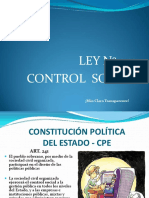 Ley 341 Control Social