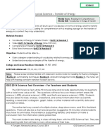 Lesson 2.16: Physical Science - Transfer of Energy: GED 2014 Science Test Overview - For Teachers and Students