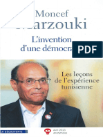 Moncef Marzouki L Invention D Une Democratie 2