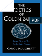 Pub - The Poetics of Colonization From City To Text in A