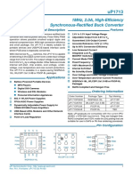 1Mhz, 2.0A, High-Efficiency Synchronous-Rectified Buck Converter