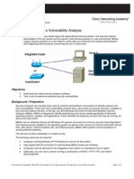 Lab 8.4.3 Performing A Vulnerability Analysis