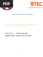 Management and Operations 2