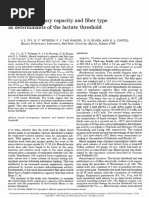 J.L Ivy, Et - Al, 1980 - Muscle Respiratory Capacity and Fiber Type As Determinants of The Lactate Threshold