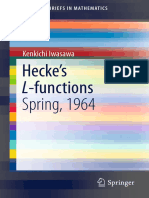 Hecke's L-Functions