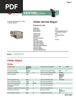 Chiller Service Report